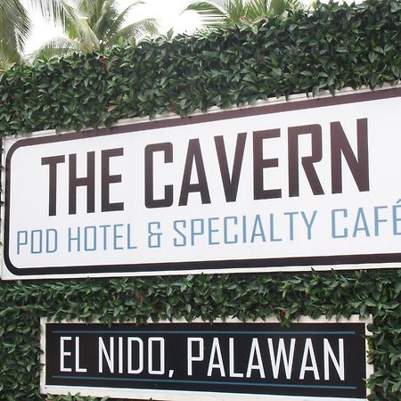 The Cavern Pod Hotel & Specialty Cafe El Nido Exterior foto